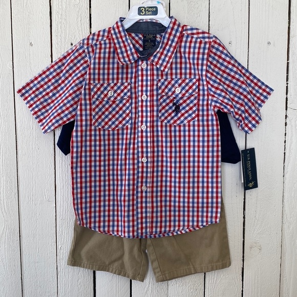U.S. Polo Assn. Other - U.S. Polo Assn. 3 Piece Set Boys